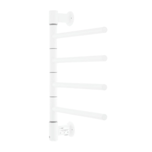 Полотенцесушитель электрический Energy I G4K 500х400 мм белый матовый поворотный Полотенцесушитель электрический Energy I G4K 500х400 мм белый матовый поворотный