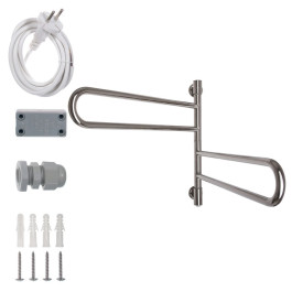 Полотенцесушитель электрический Energy U G2 500х600 мм хром поворотный