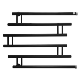 Полотенцесушитель водяной Energy Modern 600х700 мм черный матовый