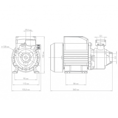 Поверхностный насос Джилекс "Вихревик" 40/40 Ч