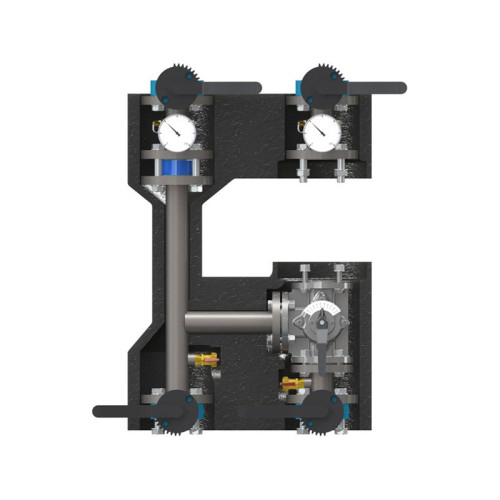 Насосная группа фланцевая Elsen DN 40 Powerbox 33 без насоса, со смесителем, без сервопривода