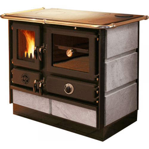 Печь-камин MBS Magnum stone правая Печь-камин MBS Magnum stone правая