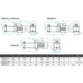 Поверхностный насос ESPA Prisma 25 2M
