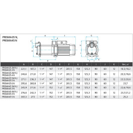 Поверхностный насос ESPA Prisma 35 5N