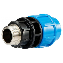 Муфта Джилекс ПРО 32x1" с наружной резьбой для труб ПНД