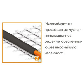 Мат нагревательный Теплолюкс ProfiMat 9 кв.метров/1620 Вт
