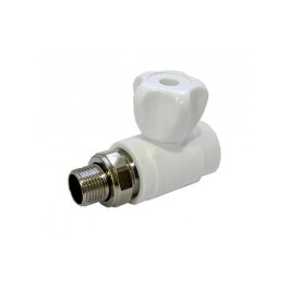 Кран шаровый прямой с накидной гайкой Kalde 25x1/2"