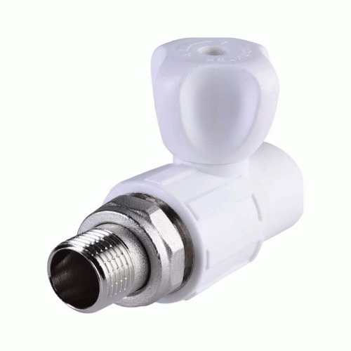 Кран шаровой для радиатора полипропиленовый Политэк 25x1/2" мм прямой Кран шаровой для радиатора полипропиленовый Политэк 25x1/2" мм прямой