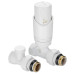 Комплект термостатический прямой Valtec 1/2" арт.VT.046.WR.04 (Белый)