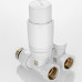 Комплект термостатический прямой Valtec 1/2" арт.VT.046.WR.04 (Белый)
