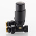 Комплект термостатический прямой Valtec 1/2" арт.VT.046.BR.04 (Черный)