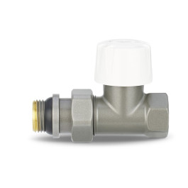 Термостатический клапан радиаторный прямой Varmega 1/2" резьба ВР/НР,  цвет серый
