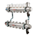 Коллектор Valtec для радиаторов 1"х 3/4" на 10 выходов (латунь) арт.VTC.594.EMNX.0610
