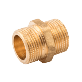 Ниппель латунный резьбовой Elsen равнопроходной 1 1/2"
