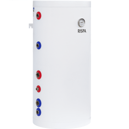 Бойлер косвенного нагрева настенный из нержавейки Rispa RBW 100L левое подключение