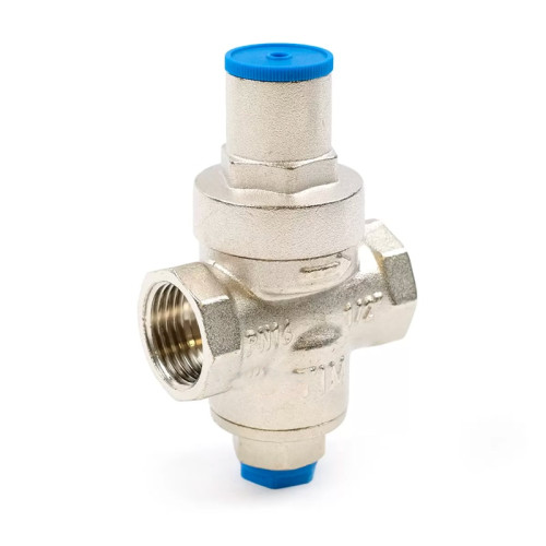 Редуктор давления под манометр (1-6 бар) TIM 1/2" компактный Редуктор давления под манометр (1-6 бар) TIM 1/2" компактный