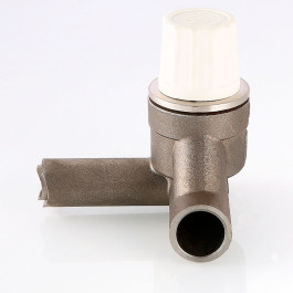 Клапан радиаторный левый Valtec 26x21x26 мм арт.VT.035.L.04 под приварку