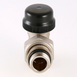 Клапан радиаторный угловой Valtec 1/2" арт.VT.037.N.04 с преднастройкой