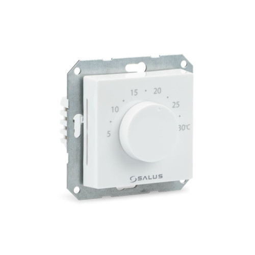 Терморегулятор проводной Salus BTR230 не программируемый встраиваемый 55х55 мм