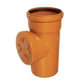 Ревизия канализационная рыжая Ø110 ПВХ Nashorn