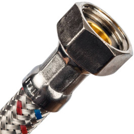 Гибкая подводка для воды Stout елочка M10 (35 мм) х ВР 1/2" длина 1200 мм