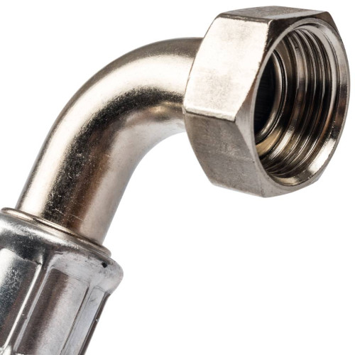 Гибкая подводка для воды Stout НР/ВР 1"х1" угловая длина 600 мм Гибкая подводка для воды Stout НР/ВР 1"х1" угловая длина 600 мм