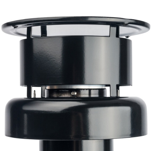 Элемент дымохода DN80/100 комплект адаптер вертикальный утепленный, 584 мм, финальный участок Stout