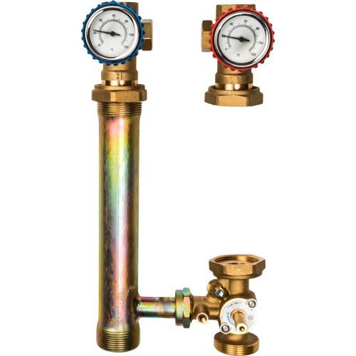 Насосная группа с 3-х ходовым приводным смесителем 1" без насоса Stout