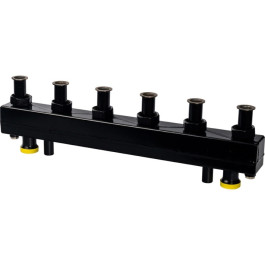 Распределительный коллектор 3 отопительных контура с гидравлическим разделителем DN 25 Stout