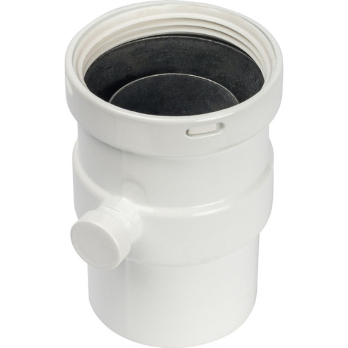 Элемент дымохода вертикальный D80 п/м с патрубком для отвода конденсата Stout Элемент дымохода вертикальный D80 п/м с патрубком для отвода конденсата Stout