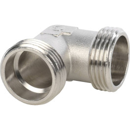 Угольник НН никелированный резьбовой 1" Stout