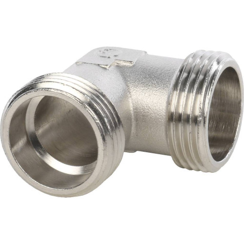 Угольник НН никелированный резьбовой 1" Stout Угольник НН никелированный резьбовой 1" Stout