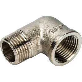 Угольник НВ никелированный резьбовой 1/2" Stout