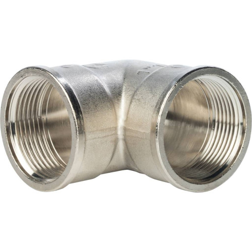 Угольник ВВ никелированный резьбовой 1 1/4" Stout Угольник ВВ никелированный резьбовой 1 1/4" Stout