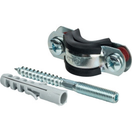 Хомут для крепления трубы с дюбелем Stout 1/2" (20-24)