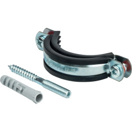 Хомут для крепления трубы с дюбелем Stout 2" (59-65)