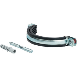 Хомут для крепления трубы с дюбелем Stout 4" (107-116)