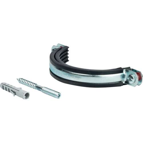 Хомут для крепления трубы с дюбелем Stout 4" (107-116)