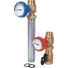 Насосная группа Stout с прямым контуром 3/4" без насоса SDG-0001-002001