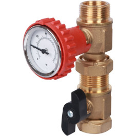 Насосная группа Stout с прямым контуром 3/4" без насоса SDG-0001-002001