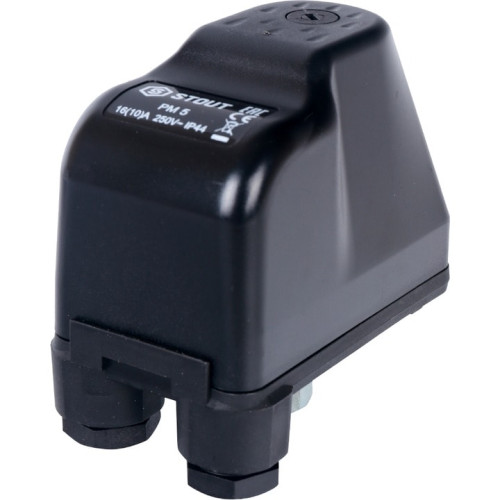 Реле давления Stout для водоснабжения PM5G, 1-5 бар, 1/4" с накидной гайкой