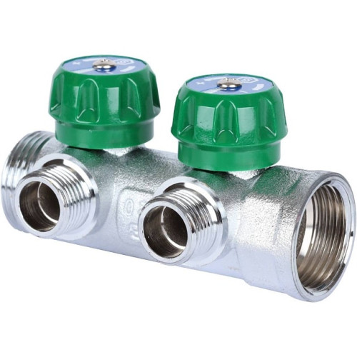 Коллектор для воды 2 выхода Stout 1" 1/2 плоское уплотнение SMB-6849-011202 Коллектор для воды 2 выхода Stout 1" 1/2 плоское уплотнение SMB-6849-011202