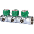 Коллектор для воды 3 выхода Stout 1" 1/2 плоское уплотнение SMB-6849-011202