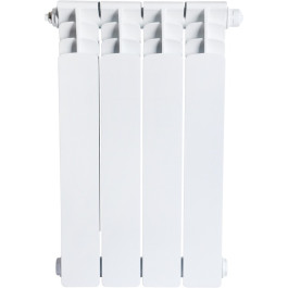 Биметаллический радиатор с нижним подключением STOUT Space Ventil 500 (4 секции)