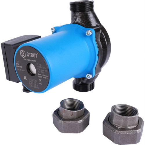 Циркуляционный насос STOUT 25/80-180 Циркуляционный насос STOUT 25/80-180