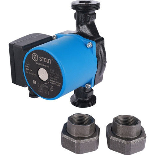 Циркуляционный насос STOUT 25/60-180 Циркуляционный насос STOUT 25/60-180