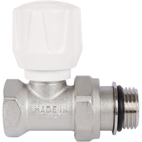 Вентиль ручной регулировки прямой 1/2" Stout (с дополнительным уплотнением)