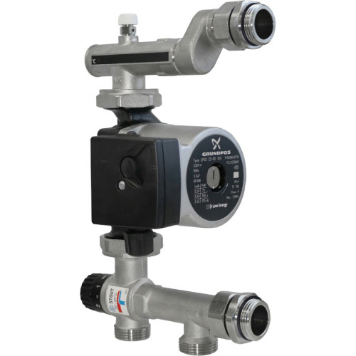 STOUT Насосно-смесительный узел с термостатическим клапаном 20-55°C, с насосом UPSO 25-65 130