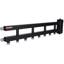 Коллектор ROMMER (дублер рядный) с гидроразделителем на 4+1 контура до 60 кВт