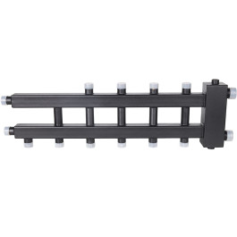 Коллектор ROMMER (дублер компакт) с гидроразделителем на 3+2+1 контура до 60 кВт